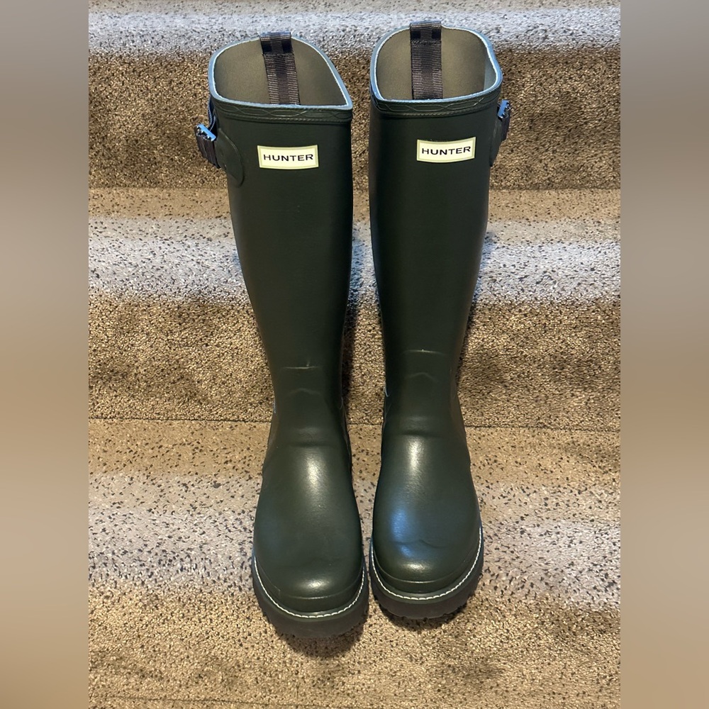 Hunter Balmoral Dark Olive Waterproof Boots
